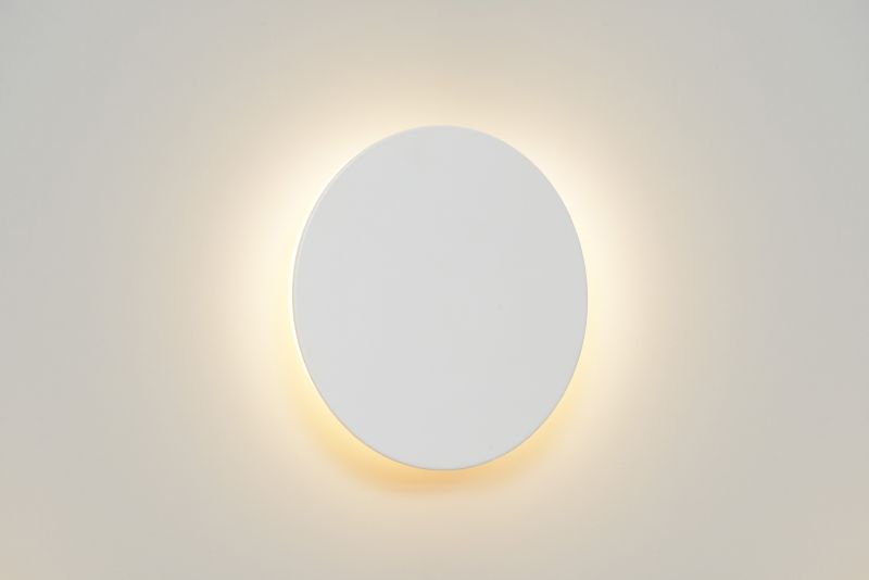 Lucide EKLYPS LED - Nástenné svietidlo - Ø 15 cm - LED - 1x6W 3000K - Biele